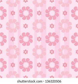 Seamless flower wallpaper template