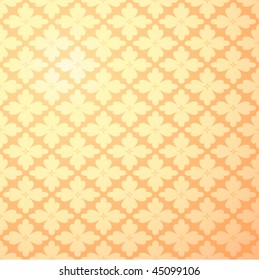 Seamless flower wallpaper Vector. Also available in raster.