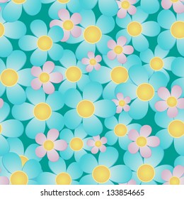Seamless from flowers