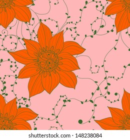 seamless flowers