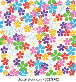 Seamless flowers