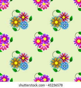 Seamless flowers