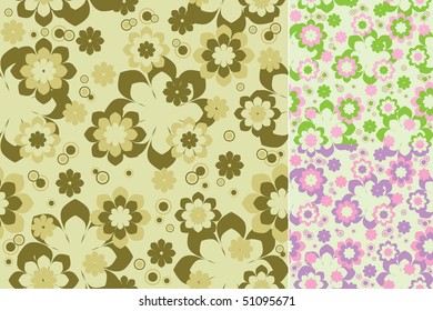 Seamless flowers