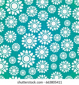 Seamless flowers 