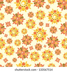 seamless flowers background