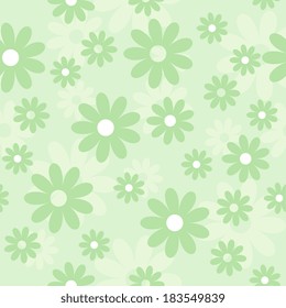 Seamless flowers background