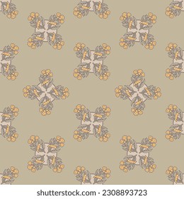 Nahtlose Blumen Design Muster für Textilhintergründe