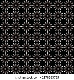 Seamless flowers fabric design like ornament vector. Suit for package design, wallpaper, fashion print.