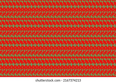 Seamless flowers form a pattern on colorful background