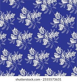seamless   flowers and leaf colorful pattern. fabric print.