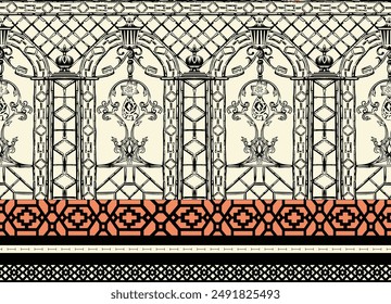 Fleurs Harmonieuses Motif Conception à l'aquarelle ,Conception pour Couverture, Tissu, Textile, Motif d'arrière-plan Papier à envelopper