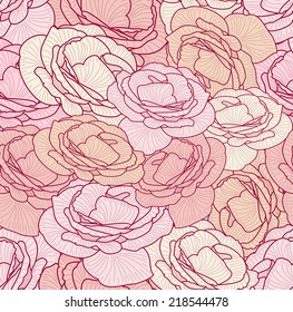 Seamless flowers pattern