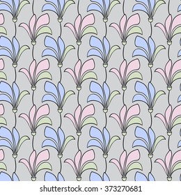 seamless flowers pattern