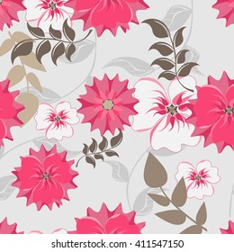 seamless flowers pattern
