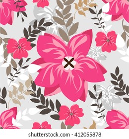 seamless flowers pattern