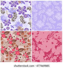 seamless flowers pattern