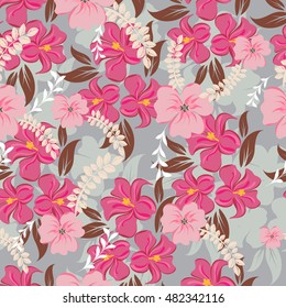 seamless flowers pattern