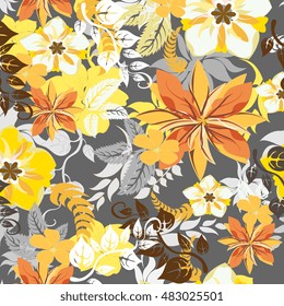 seamless flowers pattern