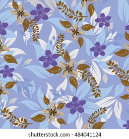 seamless flowers pattern
