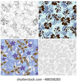 seamless flowers pattern