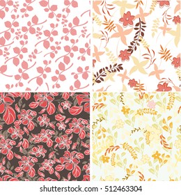 seamless flowers pattern