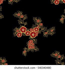 seamless flowers pattern