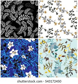 seamless flowers pattern