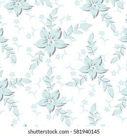 seamless flowers pattern