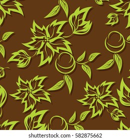 seamless flowers pattern