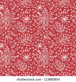 seamless flowers pattern. Can be used for wallpaper, pattern fills, web page background, surface textures.