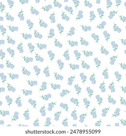 seamless flowers pattern. Delicate petals and vibrant blossoms create an artistic and vintage botanical illustration. Perfect for wallpaper, fabric, wrapping paper and more.