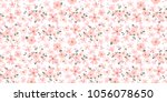 Seamless flowers pattern. Floral background for fashion prints. Design for textile, wallpapers, wrapping, paper. Spring flowery texture. Apple flowers.