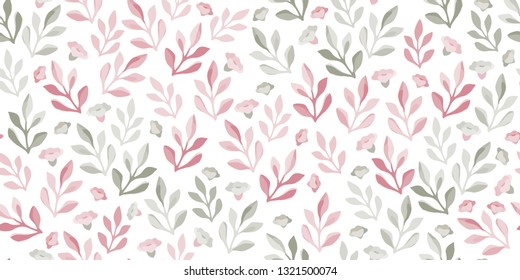 Seamless flowers pattern. Floral background for fashion prints. Design for textile, wallpapers, wrapping, paper. Spring flowery texture.
