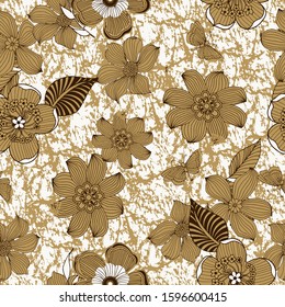 seamless flowers pattern, floral print.