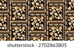 Seamless flowers pattern. Hand draw floral pattern design in vector