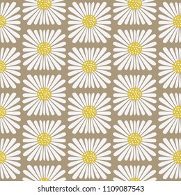 seamless flowers pattern for scarf