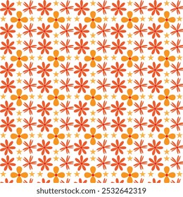 A seamless Flowers pattern unique background