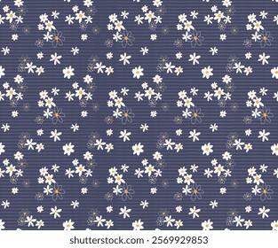 Seamless Flowers Pattern in vector