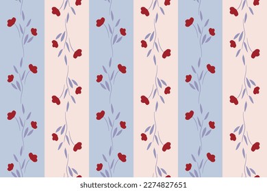 Seamless flowers pattern vector illustrations designs for wrapping paper wedding wallpaper notebook cover background
