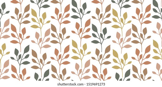 Seamless flowers texture. Floral pattern for fashion prints. Autumn design for background textile, wallpapers, wrapping, paper.