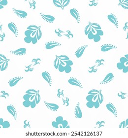 Seamless flowers texture. Floral pattern for fashion prints. Cute design for background