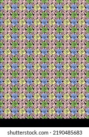 seamless flowers vector pattern background for fabric and textile