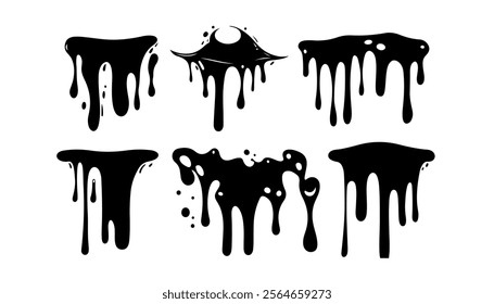 Seamless Fluid Paint Ink Drip Graphics
