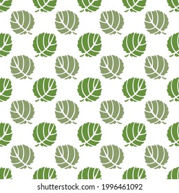 Patrón de follaje sin fisuras para textiles, texturas, impresiones y fondos sencillos. Diseño plano.