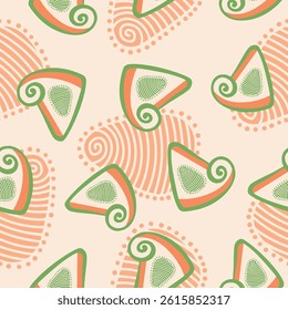 Seamless Folk Pattern in Charming Colors 