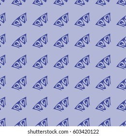 Seamless fon with abstract elements. Simple cute vector pattern in small-scale elements on the colored background. Seamless background for manufacturing, wallpapers, print, card and fabric design.