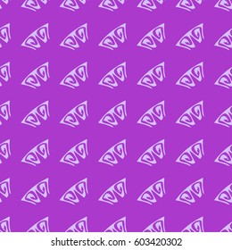 Seamless fon with abstract elements. Simple cute vector pattern in small-scale elements on the colored background. Seamless background for manufacturing, wallpapers, print, card and fabric design.