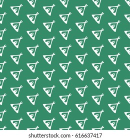 Seamless fon with abstract elements. Simple cute vector pattern in small-scale elements on the colored background. Seamless background for manufacturing, wallpapers, print, card and fabric design.
