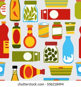 Seamless food background