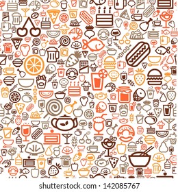 seamless food background
